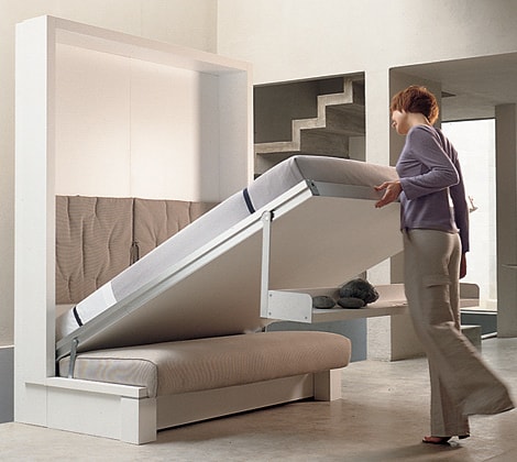 space saving couch bed